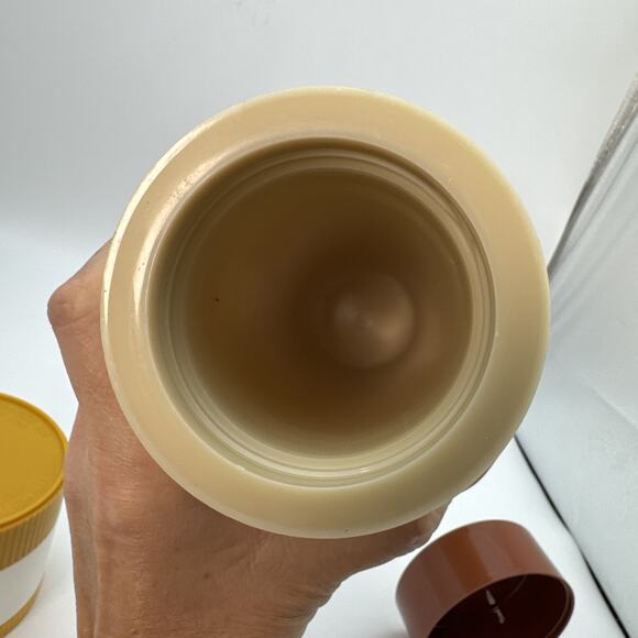 2 Vintage Thermos Cont. 1 King-Seeley Thermos Bottle Brown/Tan & 1 Aladdin 7000 - Picture 9 of 16